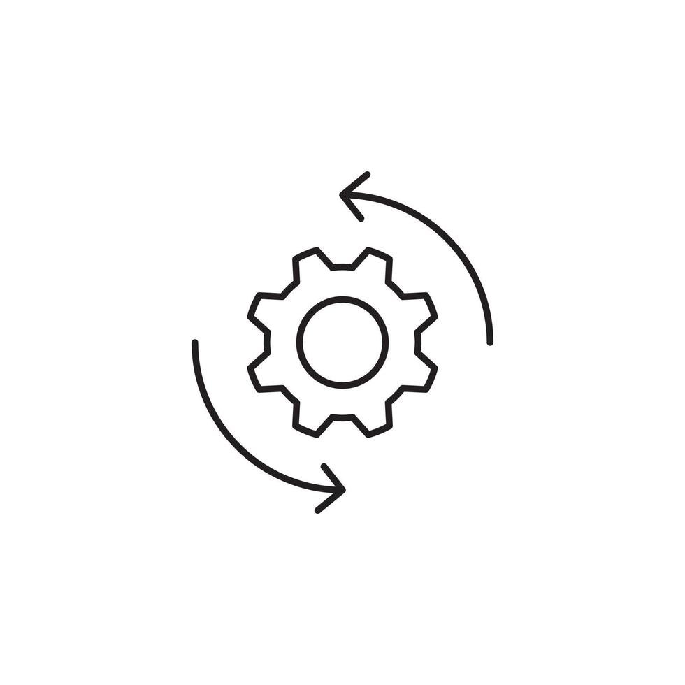 setting gear vector for Icon Website, UI Essential, Symbol, Presentation