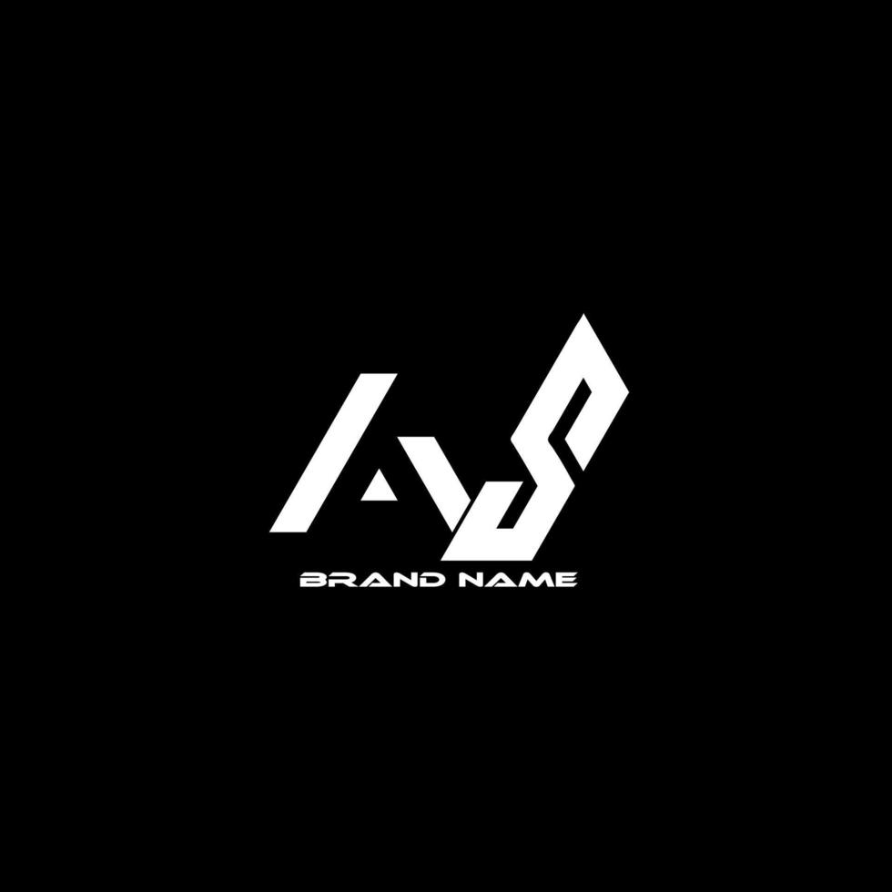 AS Monogram Logo vector