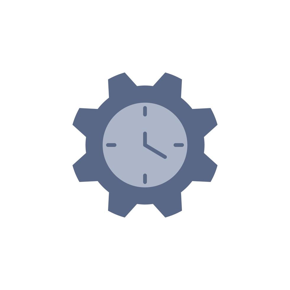 gear clock vector for Icon Website, UI Essential, Symbol, Presentation