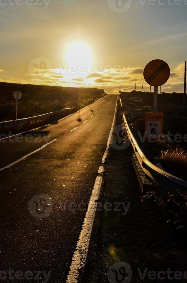 Road in the countryside photo