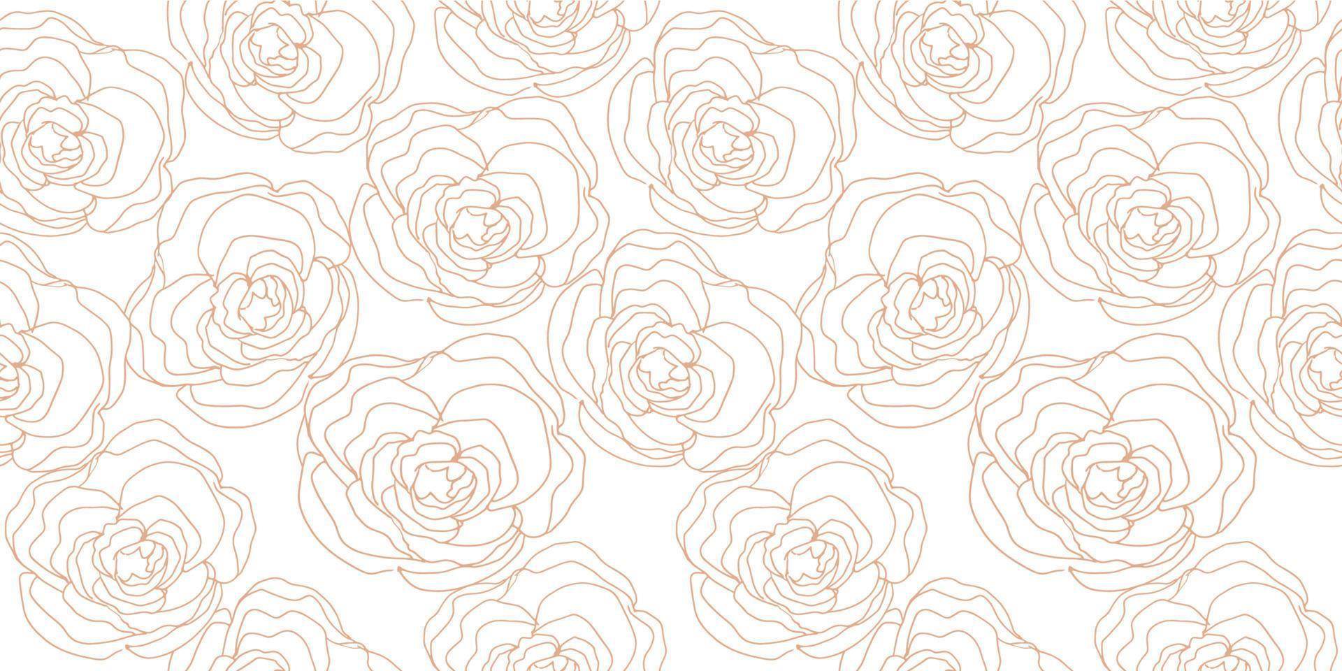 Cute flower pattern for surface design vector