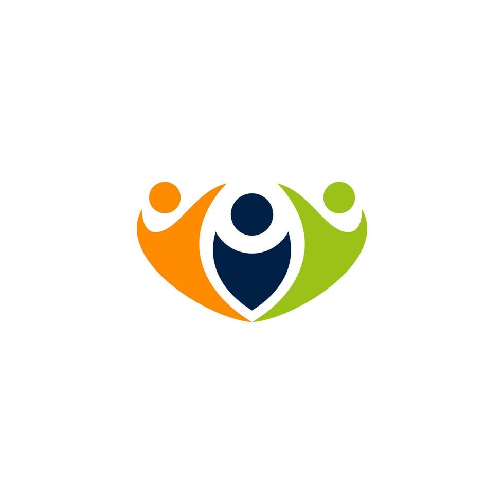 Logo for community of people vector