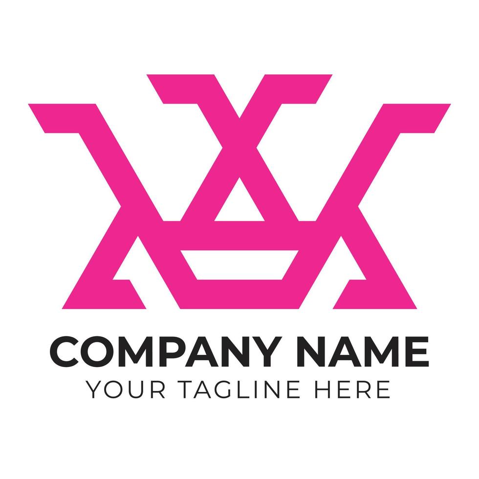 Creative corporate modern minimal abstract business logo design Free Vector