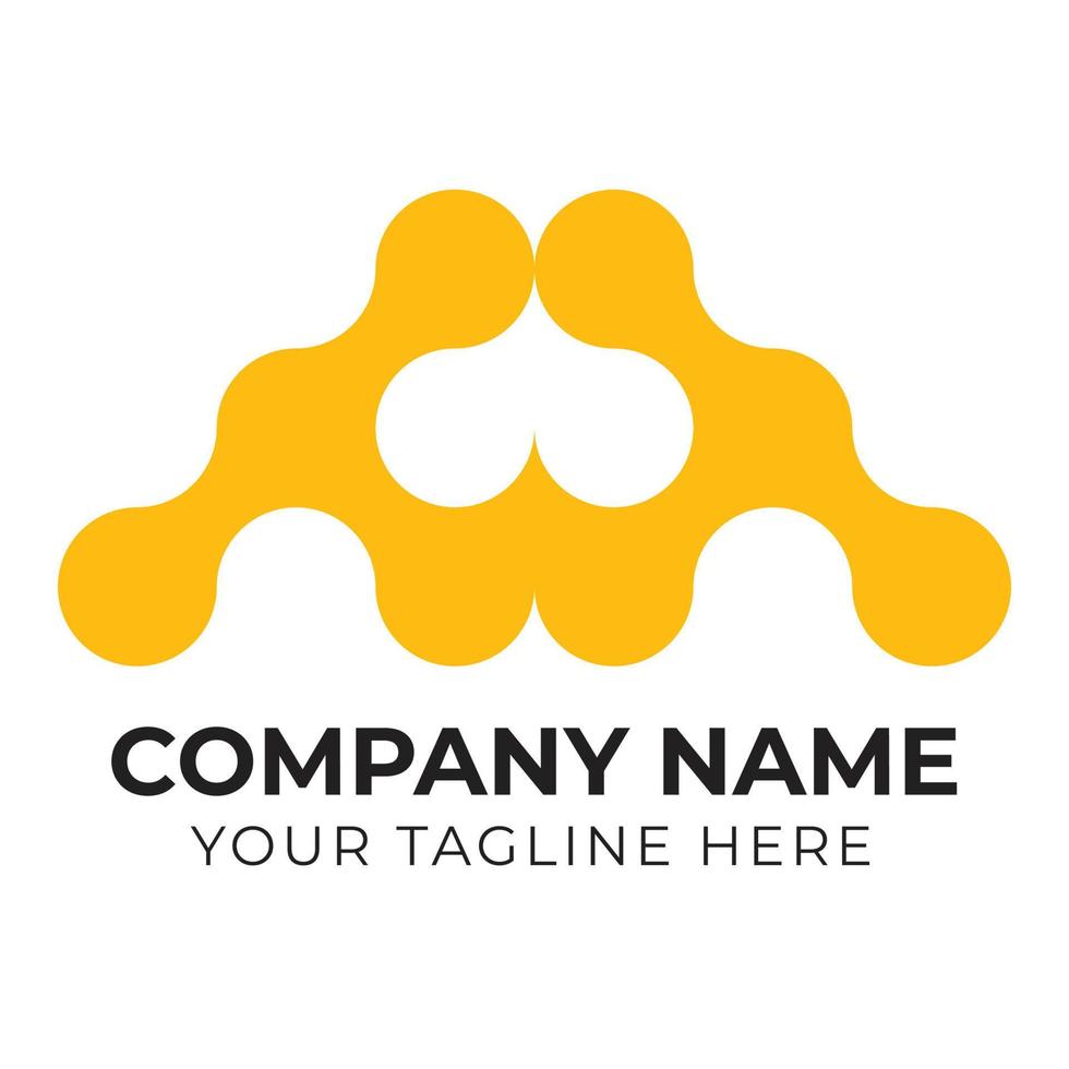 Corporate modern minimal abstract business logo design Free Vector