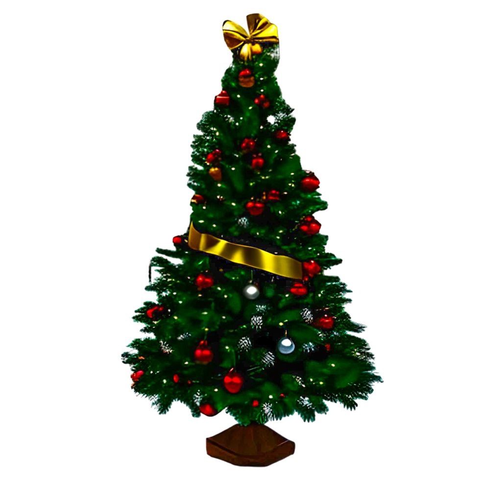 hermosa Navidad elementos con Navidad árbol png