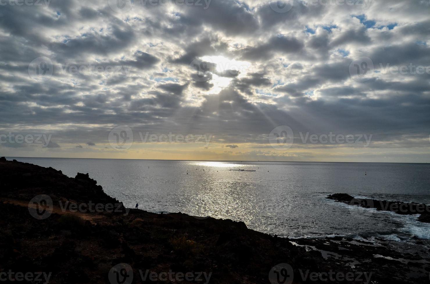 Scenic coastal view photo