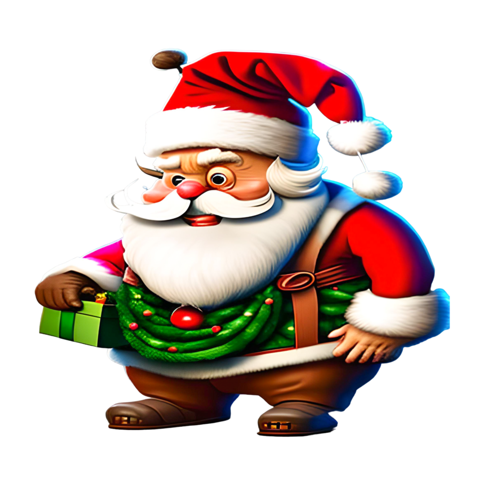 Frohe Weihnachten Santa Claus png