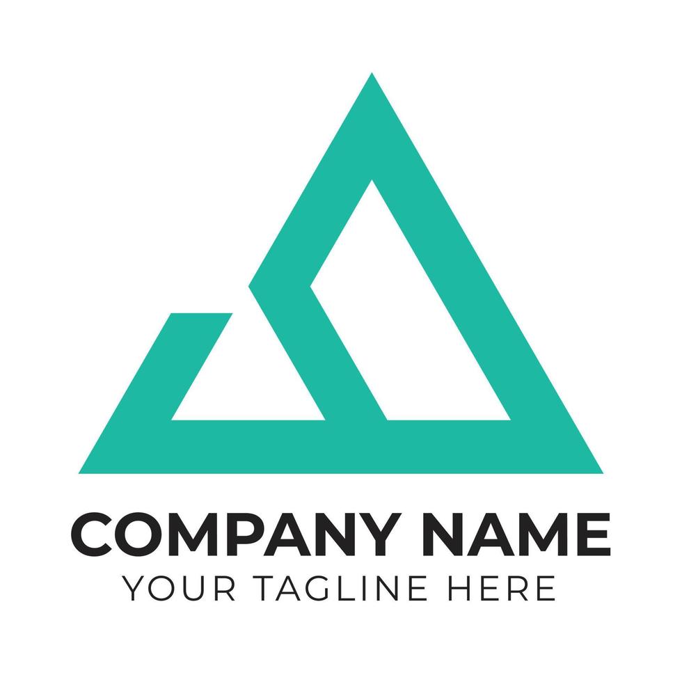 Modern corporate abstract business logo design template for your company Free Vector