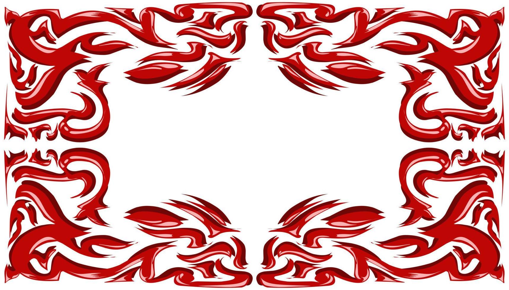 Abstract background illustration with a red theme vector