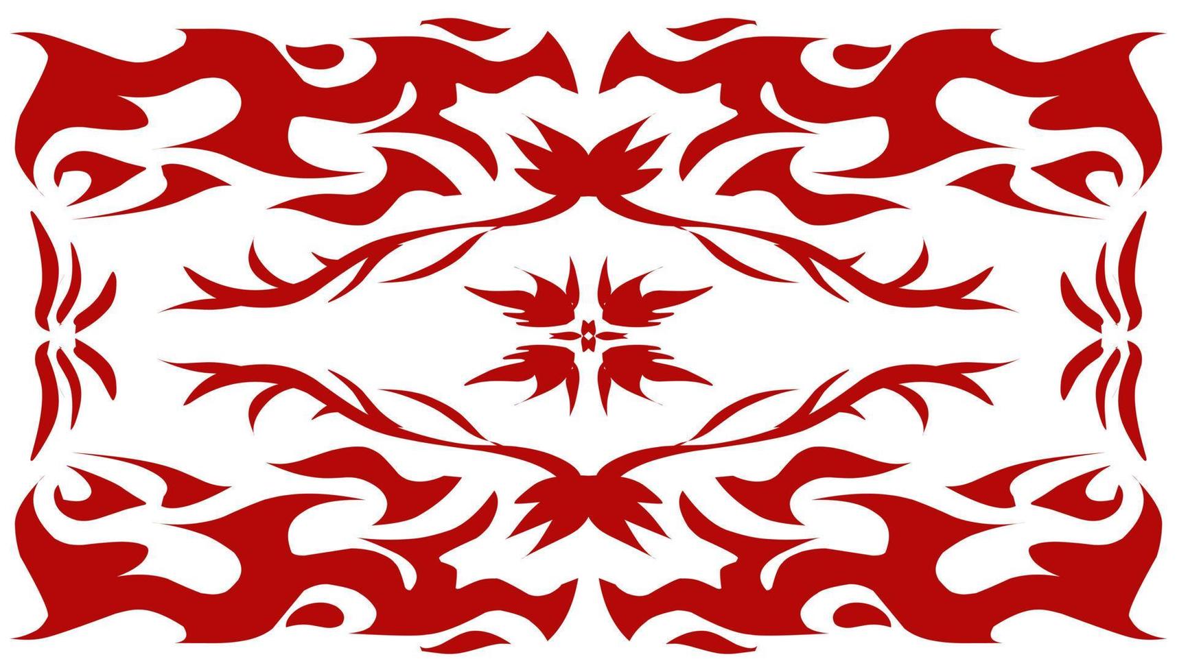 Abstract background illustration with a red theme vector