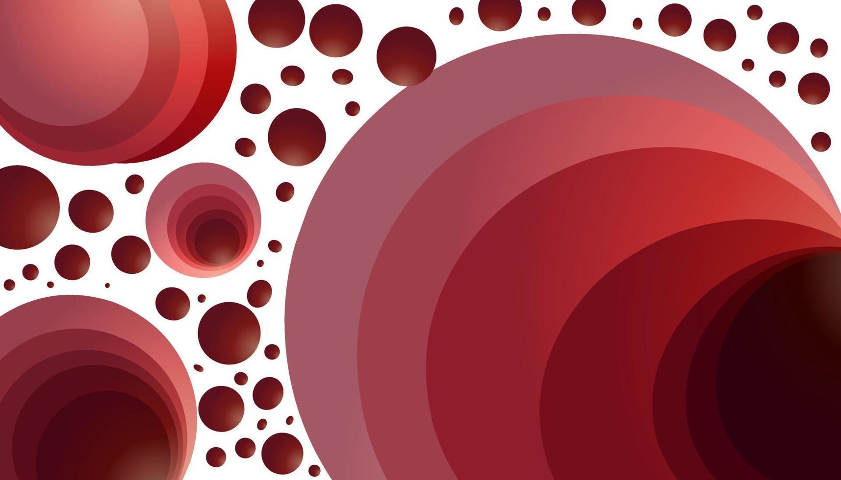 Abstract background illustration with a red theme vector