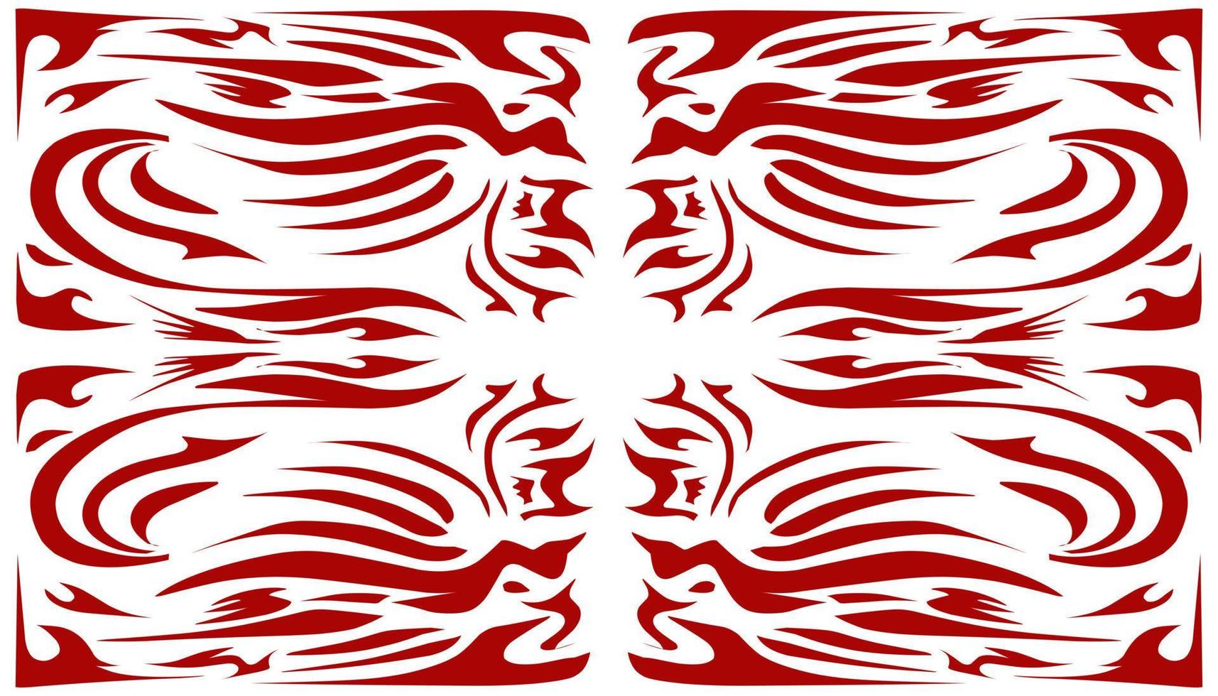 Abstract background illustration with a red theme vector