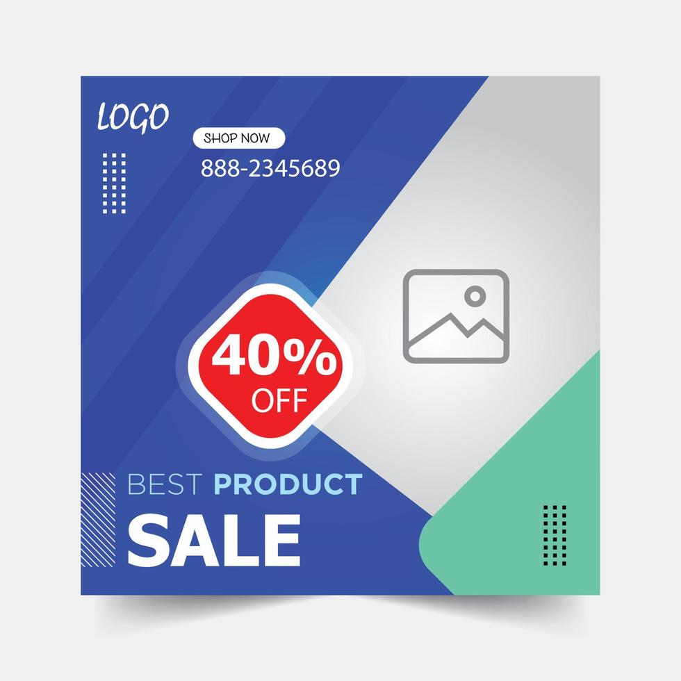 vector colorful sale with image space