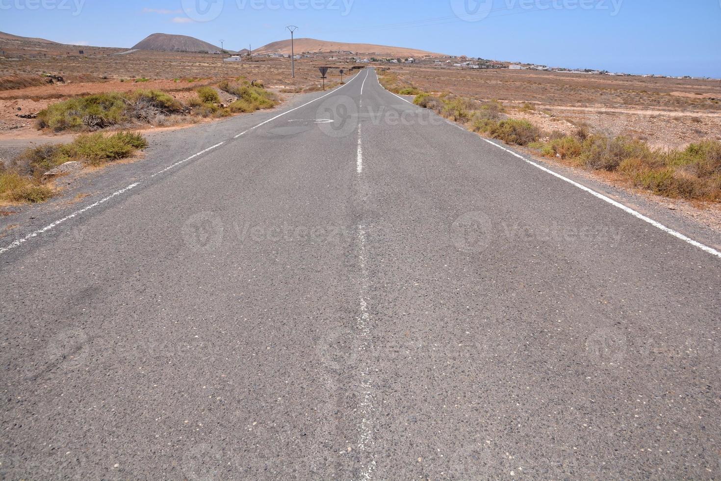 Road in the countryside photo