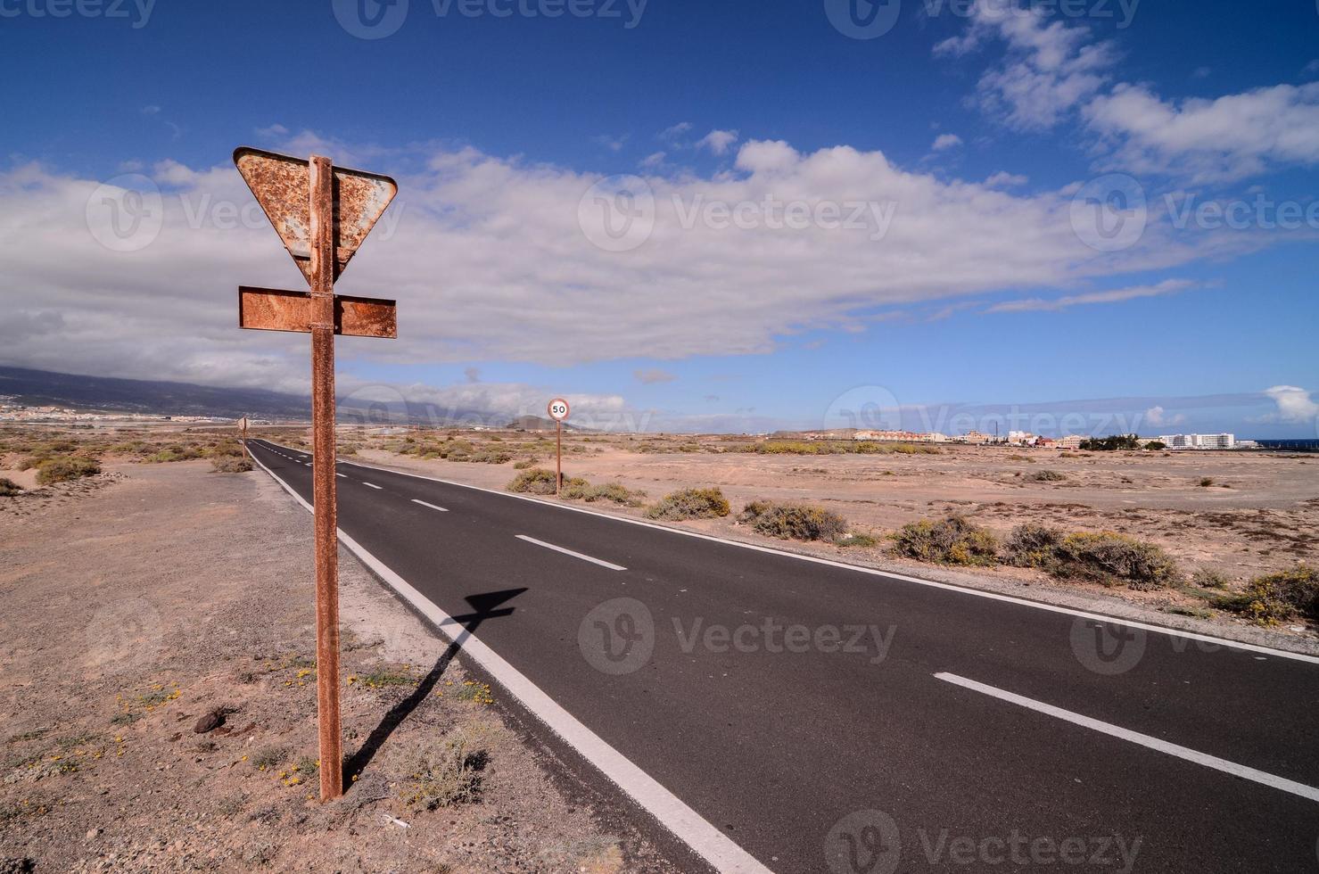 Road in the countryside photo