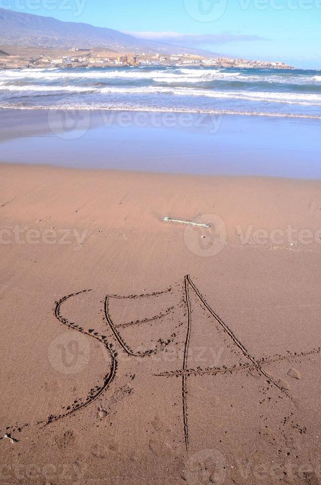 Beautiful beach on Tenerife photo