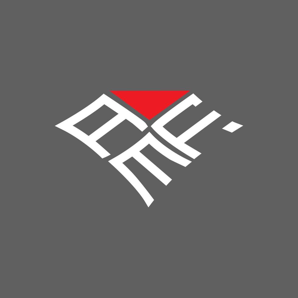 AMF letter logo creative design with vector graphic, AMF simple and modern logo.
