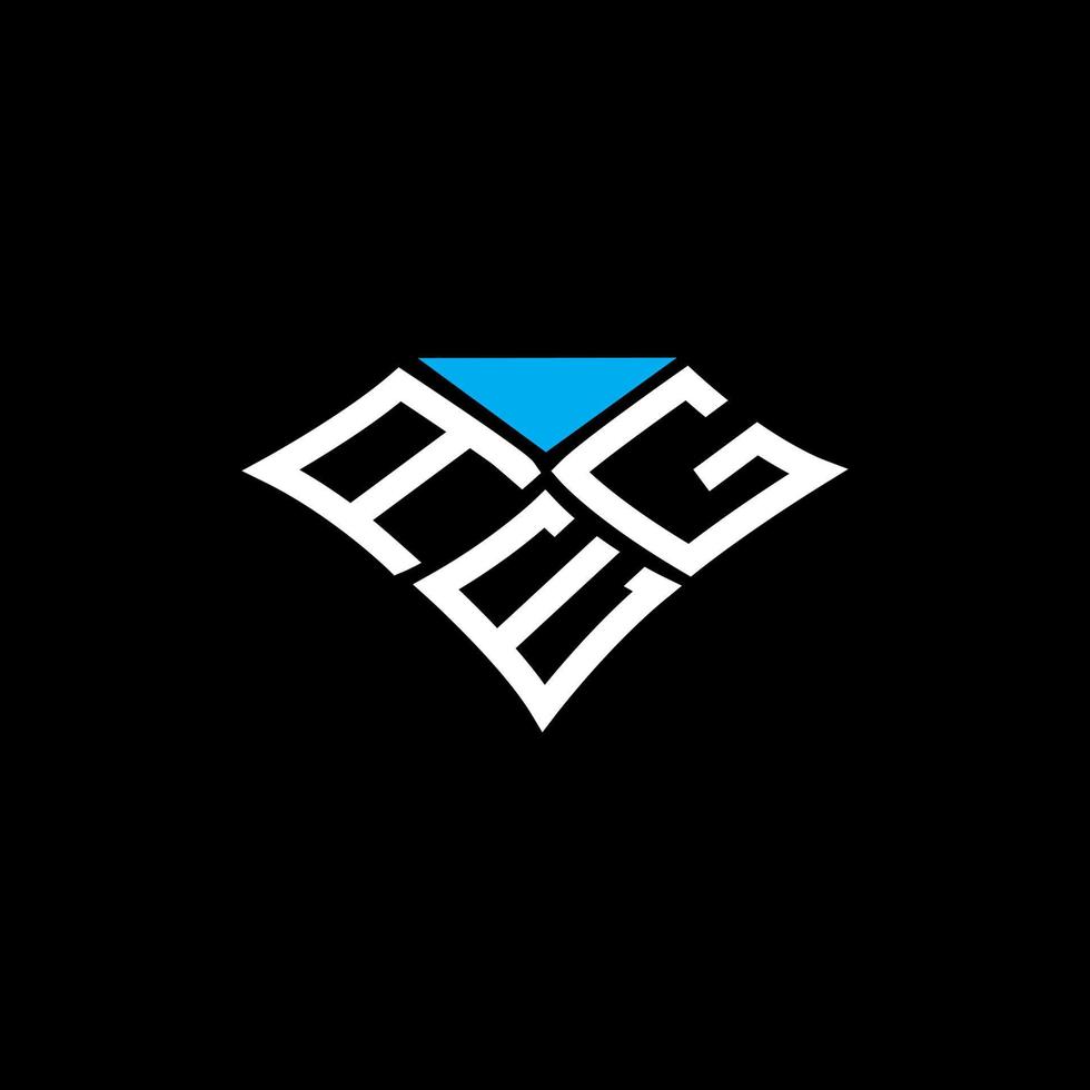 AEG letter logo creative design with vector graphic, AEG simple and modern logo.