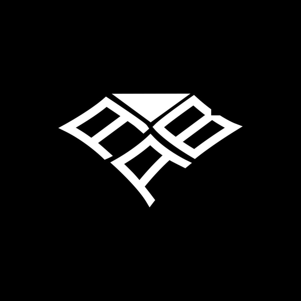 diseño creativo del logotipo de la letra aab con gráfico vectorial, logotipo simple y moderno de aab. vector
