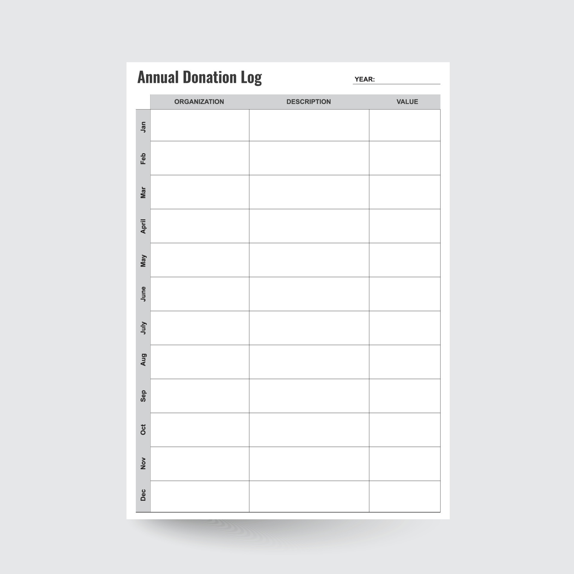 Donation Tracker Printable Donations Log Charity Log Contribution List donation-tracker-printable-donations-log-charity-log-contribution-list