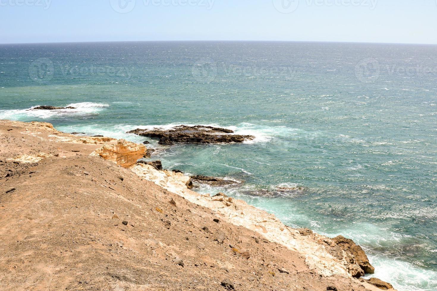 Scenic coastal view photo