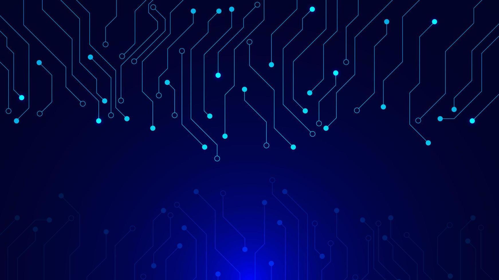 Abstract technology circuit board background. Digital data concept. Vector illustration.