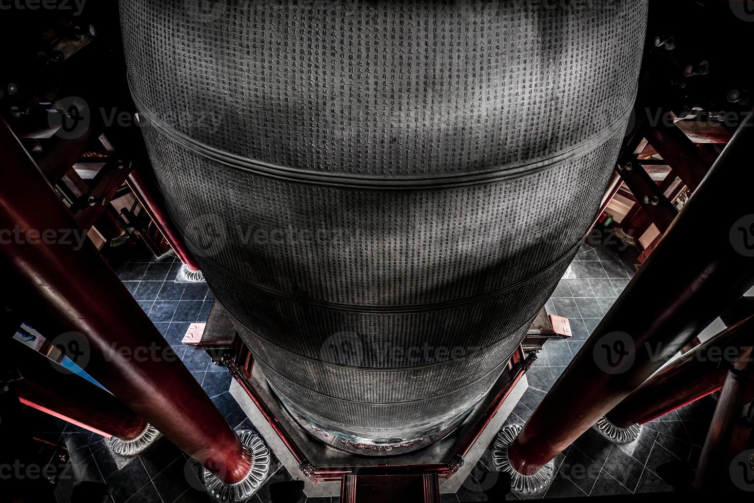 Giant big bell in famous temple photo