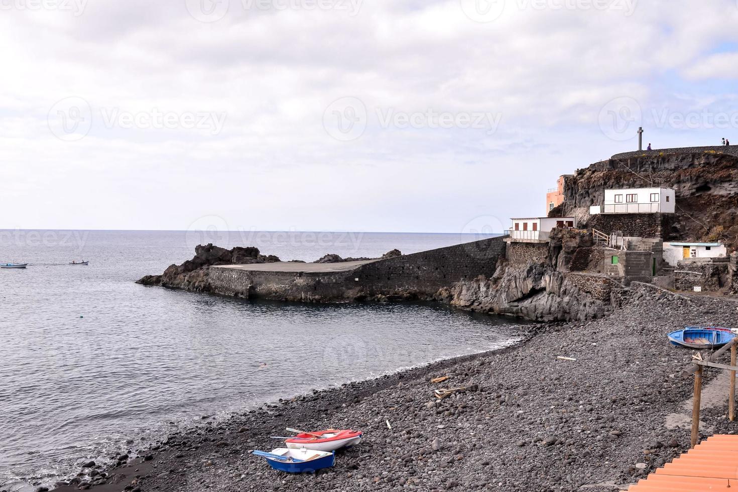 Scenic coastal view photo