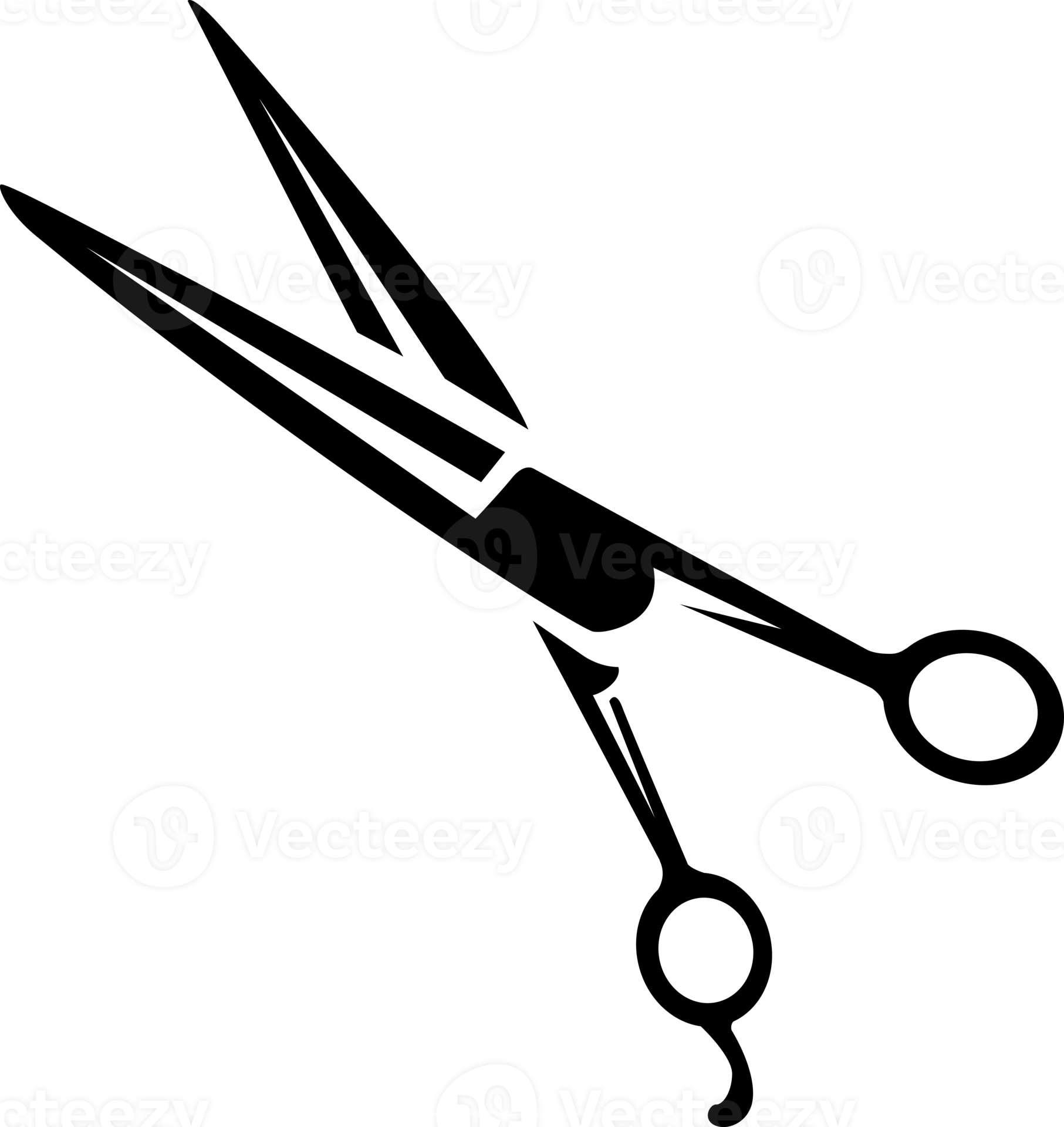 Scissors icon. Isolated cutting scissors. Pictogram of scissor. Symbol