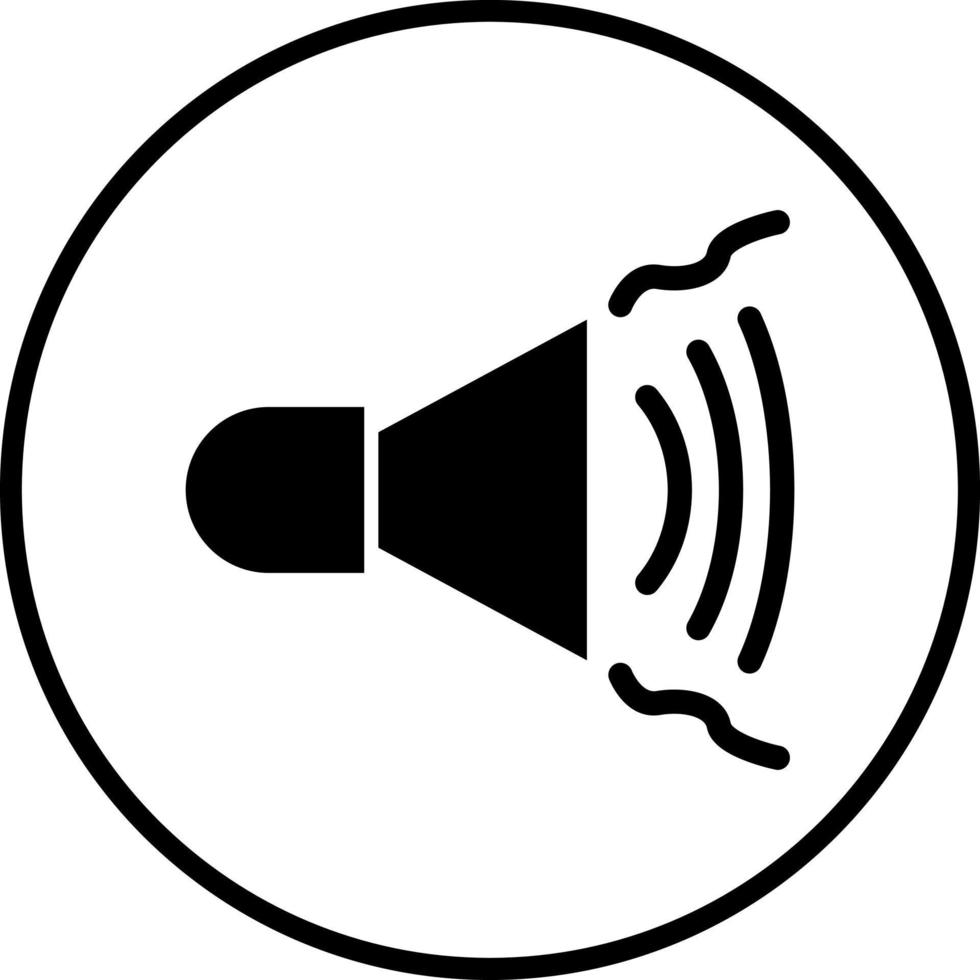 Noise Pollution Vector Icon Style