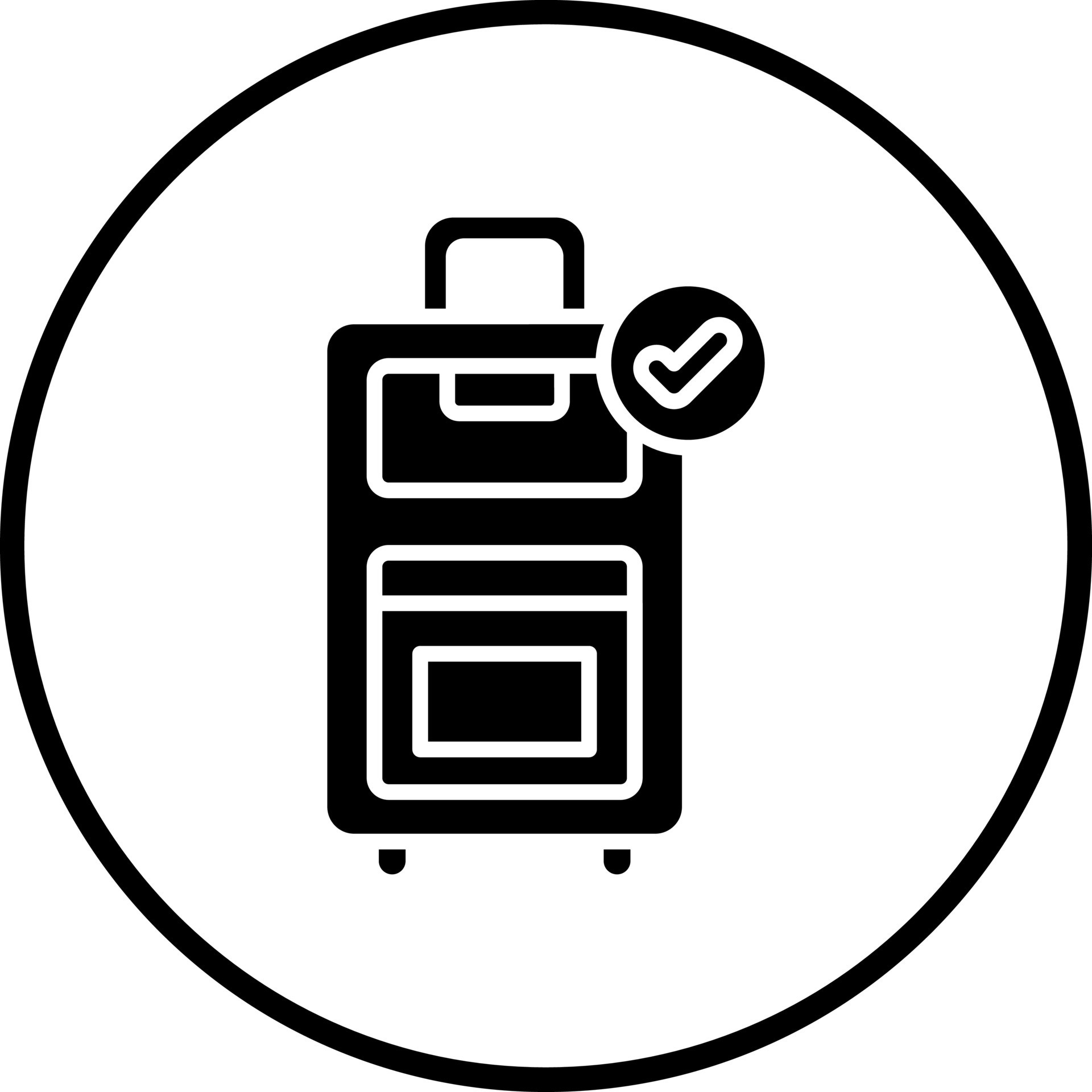 Checked Baggage Vector Icon Style 22276604 Vector Art at Vecteezy
