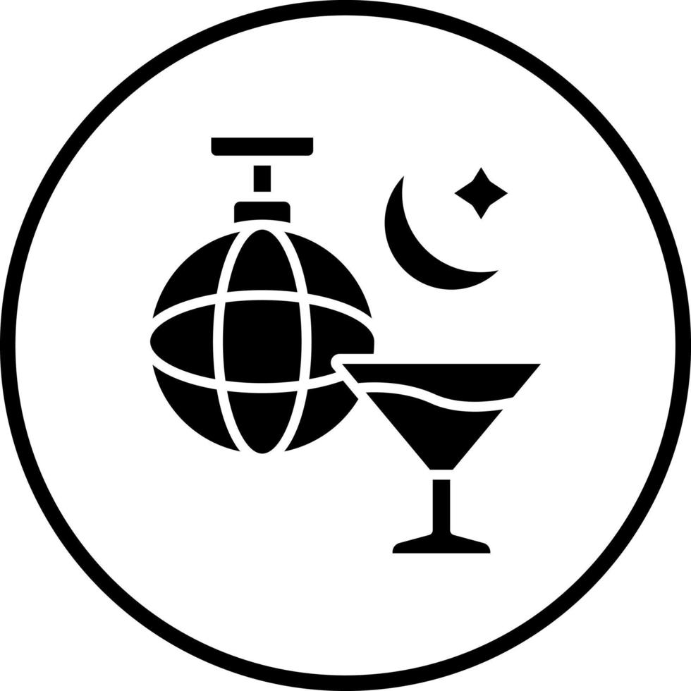 Nightlife Vector Icon Style