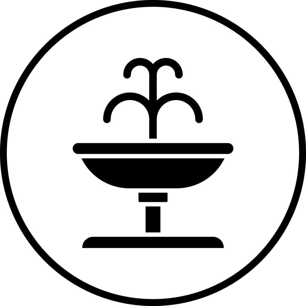 Fountain Vector Icon Style