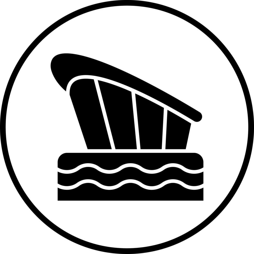 Dubai Opera Vector Icon Style