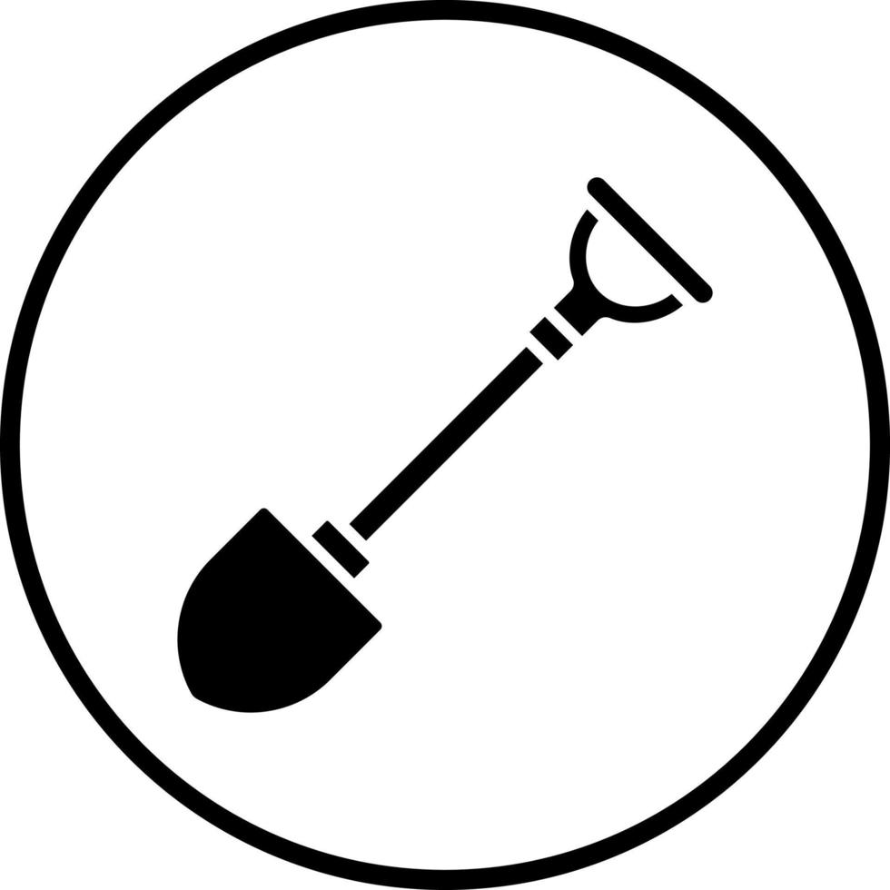 Shovel Vector Icon Style