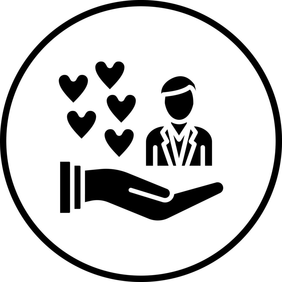 Personalized Care Vector Icon Style