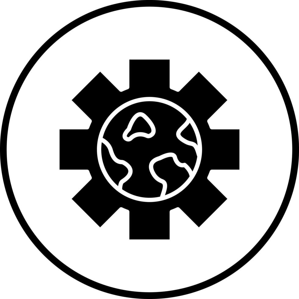 Globalization Vector Icon Style