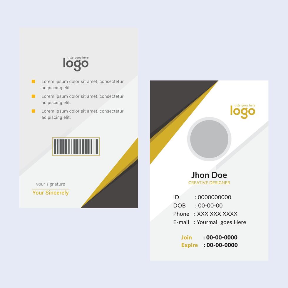 creativo plantillas negocio tarjeta. oro negocio tarjetas profesional y elegante resumen tarjeta plantillas Perfecto para tu empresa y trabajo título. vector diseño plantillas. limpiar negocio tarjetas