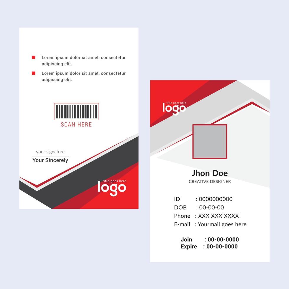 creativo plantillas negocio tarjeta. rojo negocio tarjetas profesional y elegante resumen tarjeta plantillas Perfecto para tu empresa y trabajo título. vector diseño plantillas. limpiar negocio tarjetas