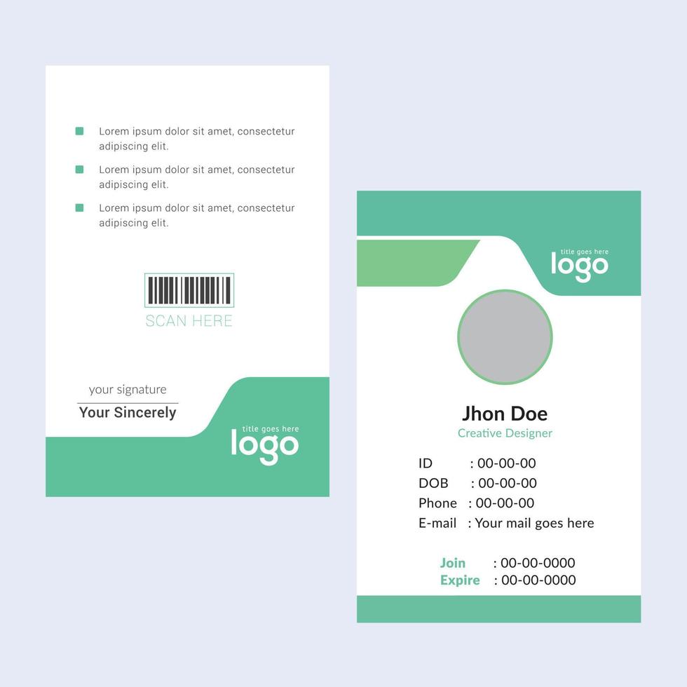 Creative Templates Business Card. Green Business Cards. Professional and elegant abstract card templates perfect for your company and job title. vector design templates. clean business cards.