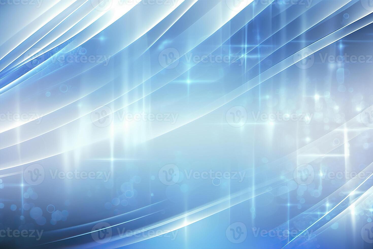 Abstract bokeh blue background. . photo