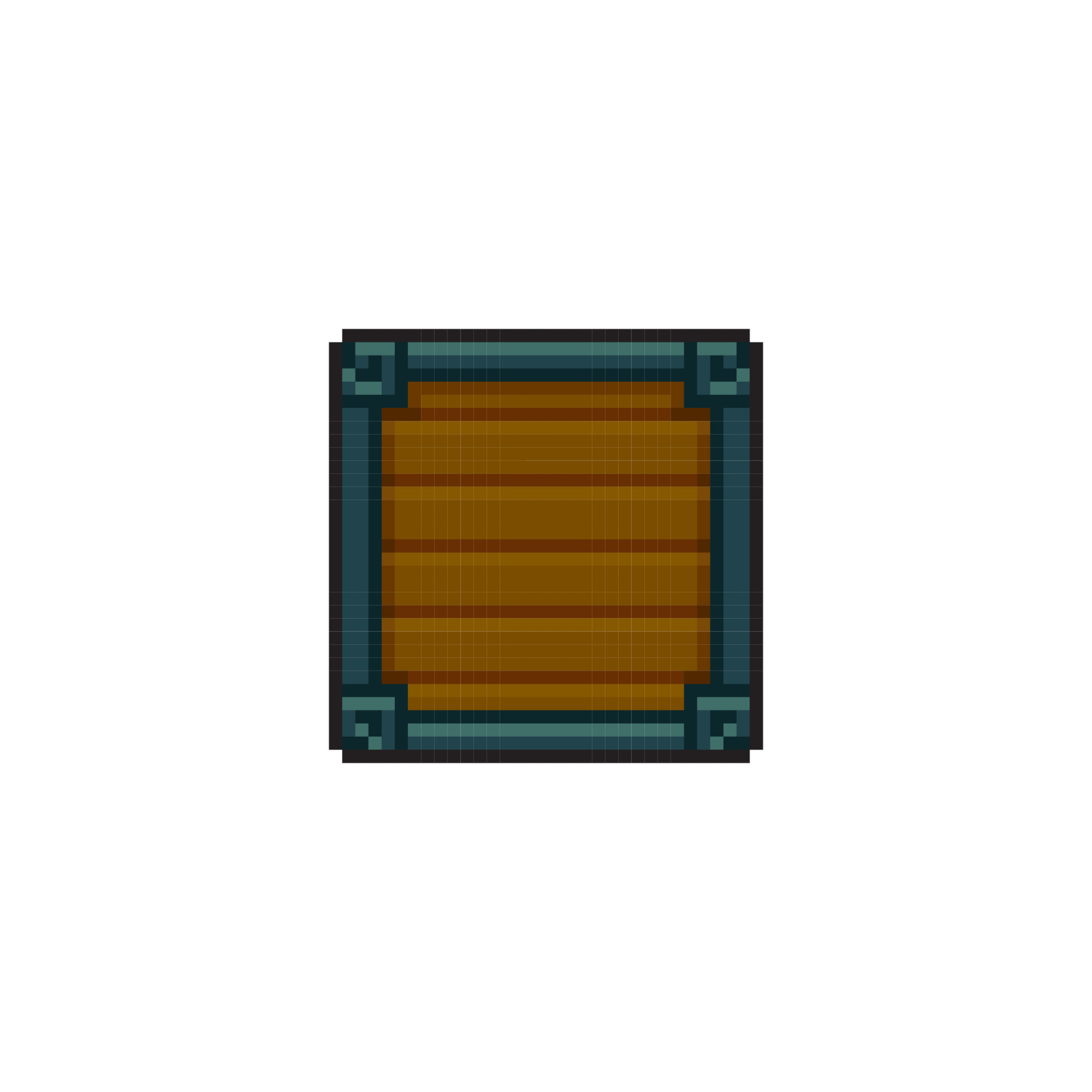 wooden box with iron frame in pixel art style 22277136 Vector Art at