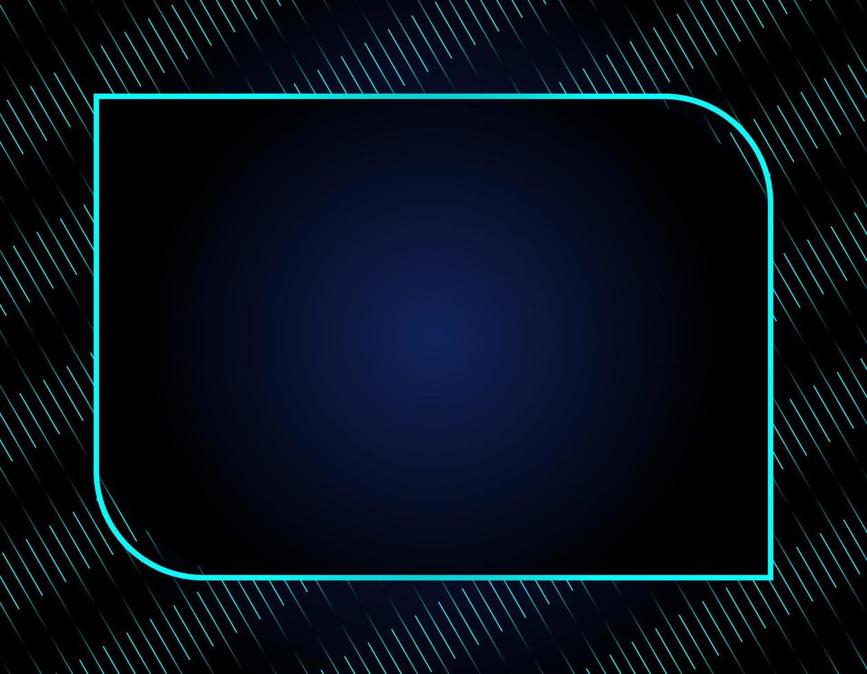 Gradient line vector design from green to blue. blank square banner design.