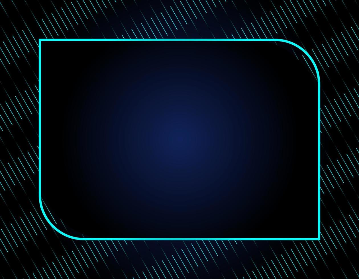 Gradient line vector design from green to blue. blank square banner design.