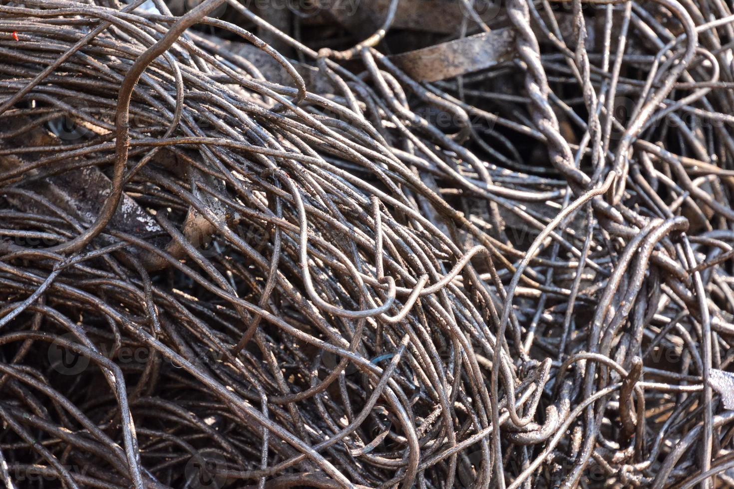 Scrap metal at the junkyard photo