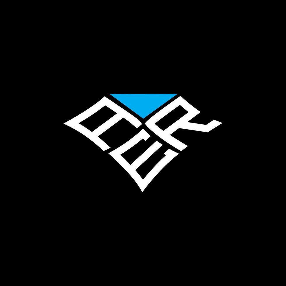 AER letter logo creative design with vector graphic, AER simple and modern logo.