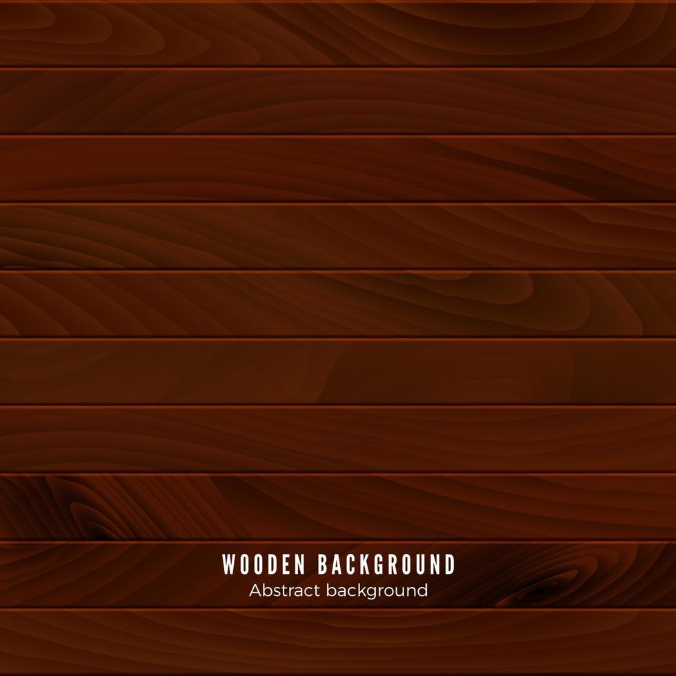 Brown wooden texture. Wood surface of floor or wall. Timber background. Vector illustration