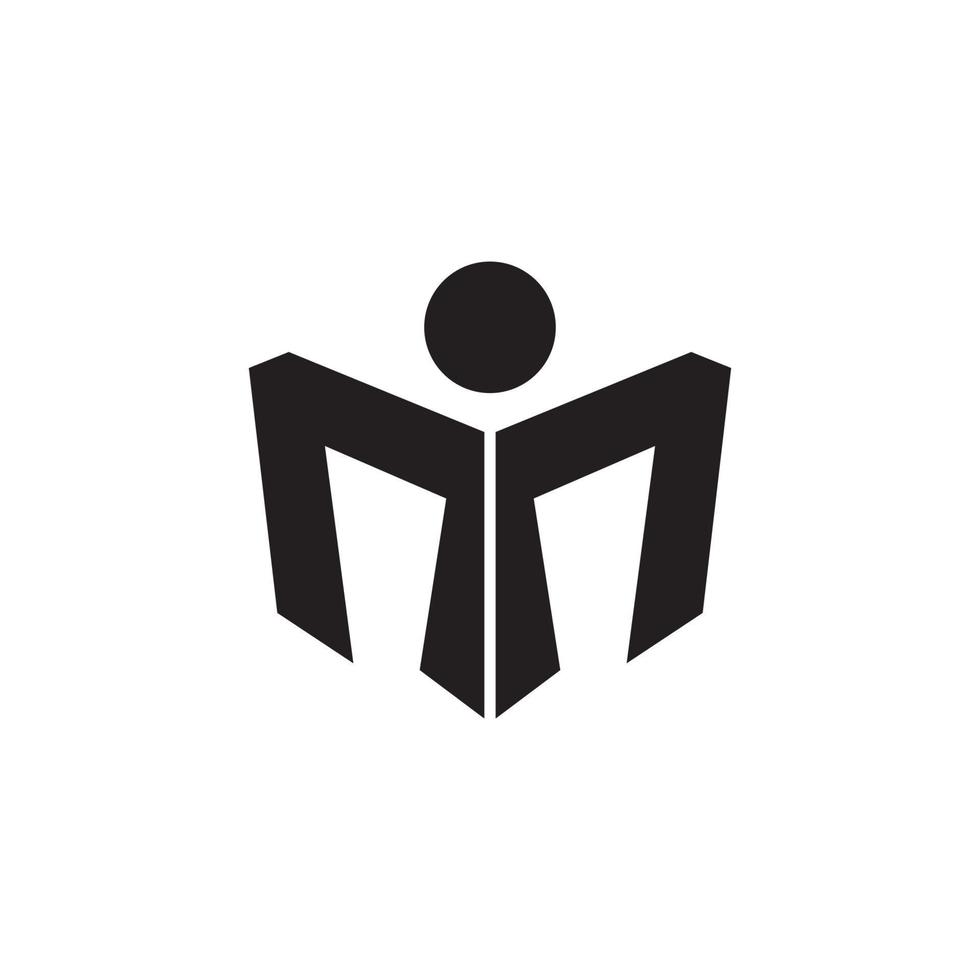 M Letter Logo Design Vector Template