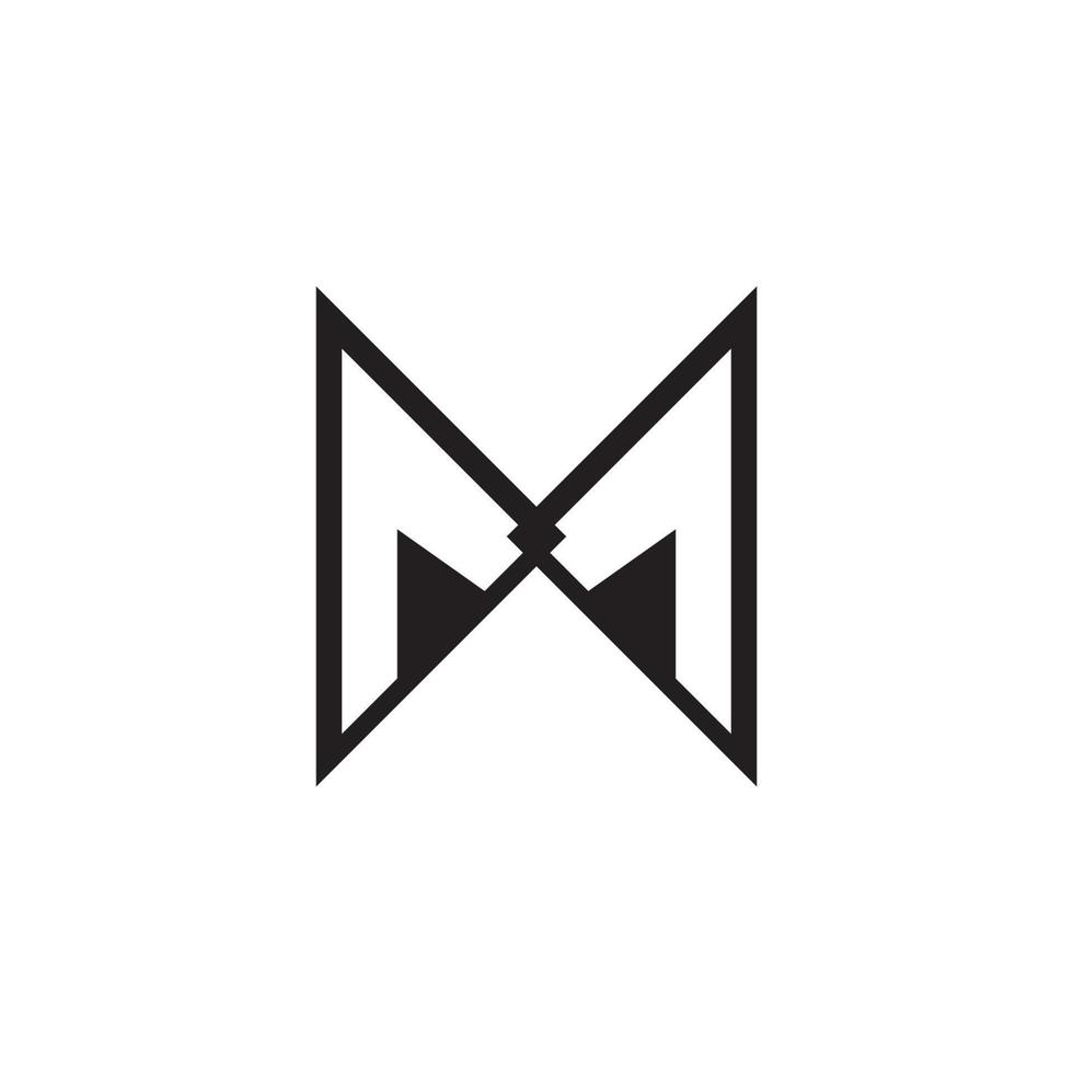 M Letter Logo Design Vector Template