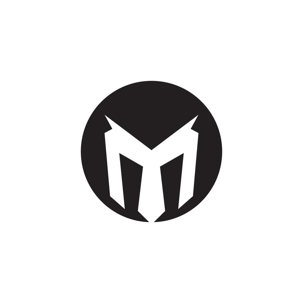 metro letra logo diseño vector modelo